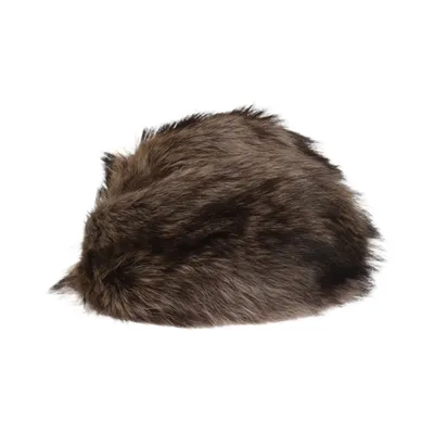 Fur cap (Brown) from Viola Moda