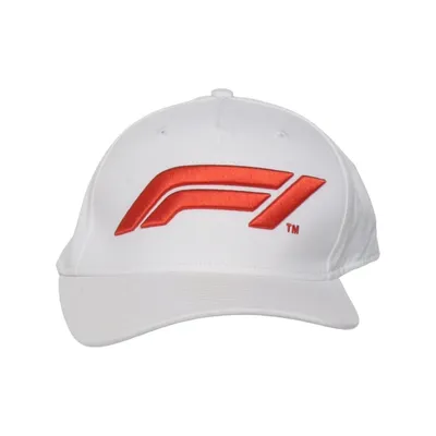 Baseballkeps (Vit) från Formula 1 Bomull, Polyester