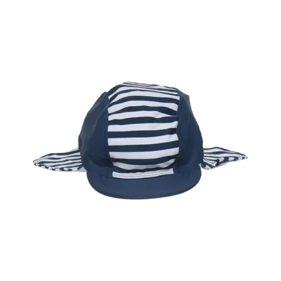 Chapeau anti-UV (Bleu, Blanc) de Playshoes Élasthane, Polyamide