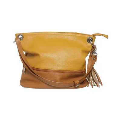 Sac à bandoulière (Jaune, Marron) de Lia Biassoni