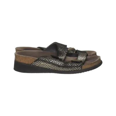 Slip-ins (Zwart, Goud) van Mephisto Leer