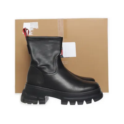 Ankle boots (Black) from Tommy Hilfiger Jeans Leather