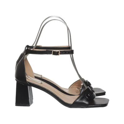 High heel sandals (Black) from Marquiiz