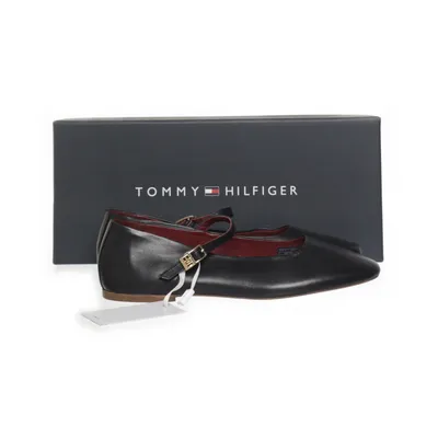 Ballerinasko (Sort) fra Tommy Hilfiger Læder