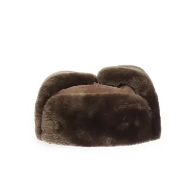 Trapper hat (Brown) from Snowplum