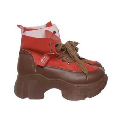 Veterlaarzen (Rood, Bruin) van Fashion Xiuxian Shoes