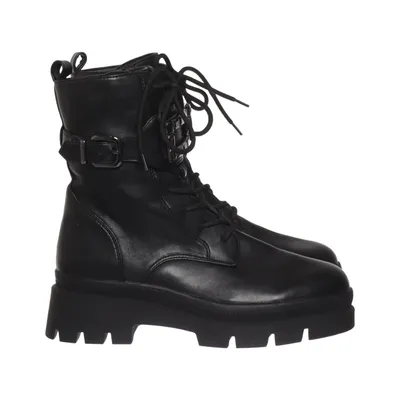 Laced boots (Black) from Tamaris