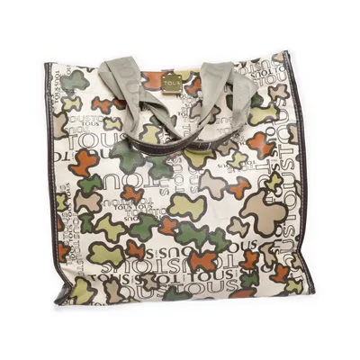 Handbag (Beige, Multicolored) from Tous