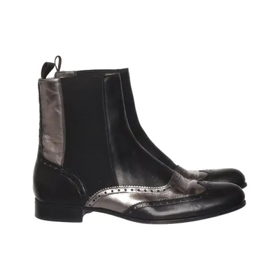 Chelsea boots (Sort, Sølv) fra Studio Pollini Læder