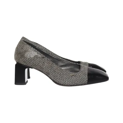 Pumps (Svart, Grå) från Heyraud Skinn