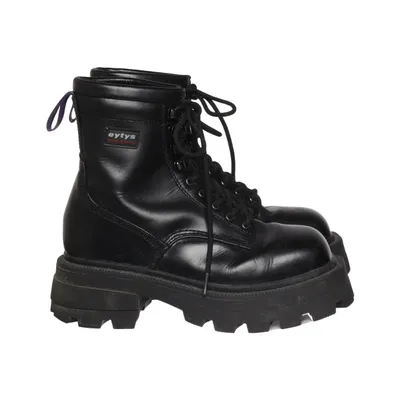 Schnürstiefel (Schwarz) von Eytys Leder