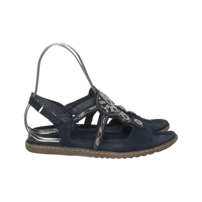 Sandales (Bleu) de Easy Street Cuir