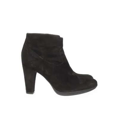 Heeled boots (Black) from Progetto Suede