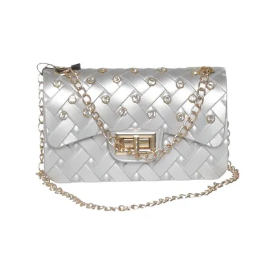 Shoulder-bag (Silver) from Miss Original Marines