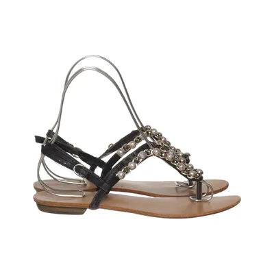 Sandals (Black, Beige) from SMH Shoes