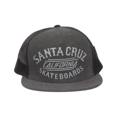 Truckerkeps (Grå, Svart) från Santa Cruz Bomull, Polyester