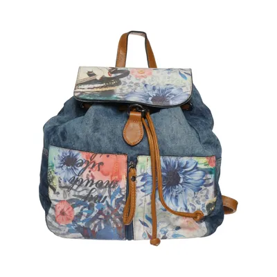 Sac à dos (Bleu, Multicolore) de Matmazel Polyester, Polyuréthane