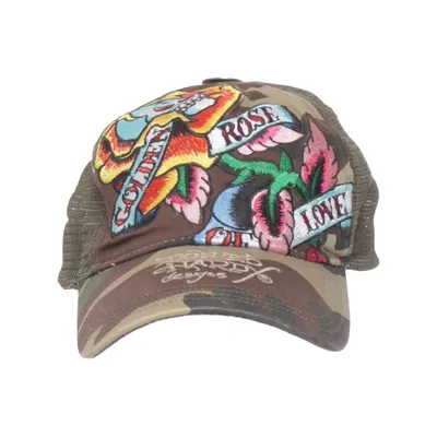Truckerkeps (Flerfärgad) från Ed Hardy by Christian Audigier Bomull, Polyester