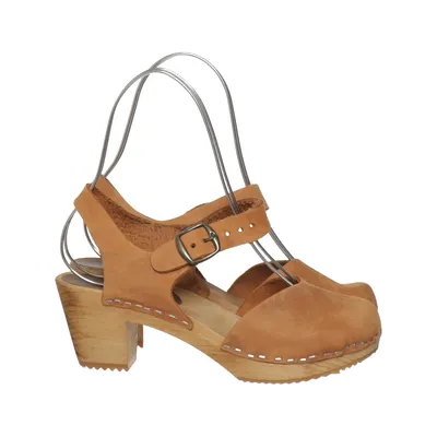 Clogs (Brown) from Moheda Leather