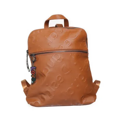 Rygsæk (Brun) fra Desigual Polyester, Polyurethan