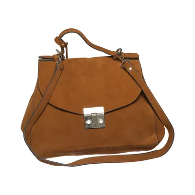Schoudertas (Bruin) van Zara Basic Polyester, Polyurethaan