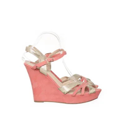 Wedges (Pink, Gold) from Belle Women
