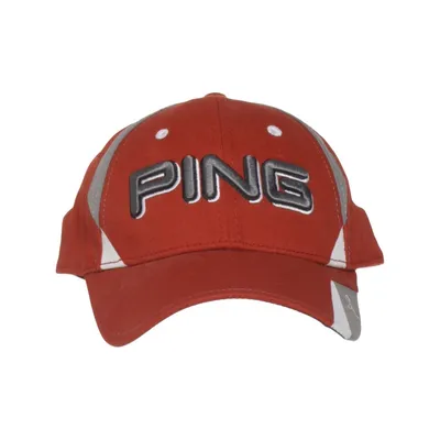Baseball cap (Red, Gray, White) from Ping Cotton