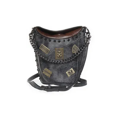 Axelremsväska (Grå, Flerfärgad)