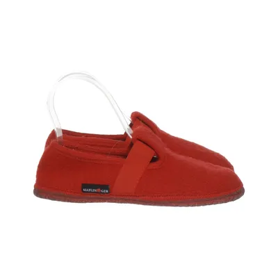 Slippers (Red) from Haflinger Wool