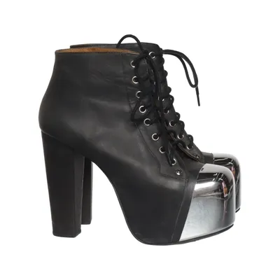 Laarzen met hak (Lita Cap) van Jeffrey Campbell Leer