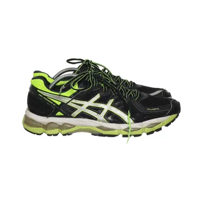 Running shoes (Black, Yellow) from Asics Faux leather