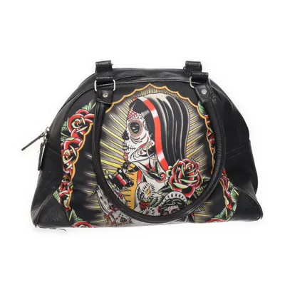 Handbag (Black, Multicolored) from Liquor Brand