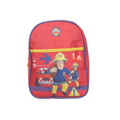 Rugzak (Rood, Meerkleurig) van Fireman Sam Polyester