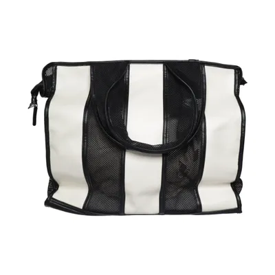 Strandtaske (Sort, Hvid) fra Adidas Originals Polyurethan, Genanvendt polyester