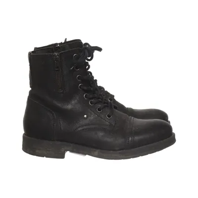 Laced boots (Black) from s.Oliver Leather