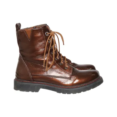 Schnürstiefel (Braun) von Living Updated Lederimitat