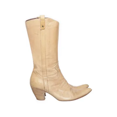 Cowboyboots (Beige) från Italian Shoes Skinn