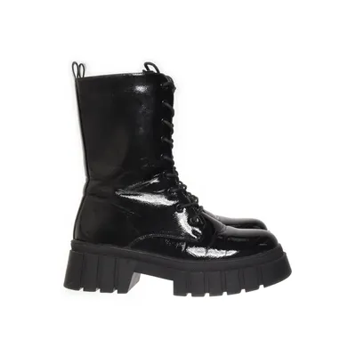 Laced boots (Black) from About You