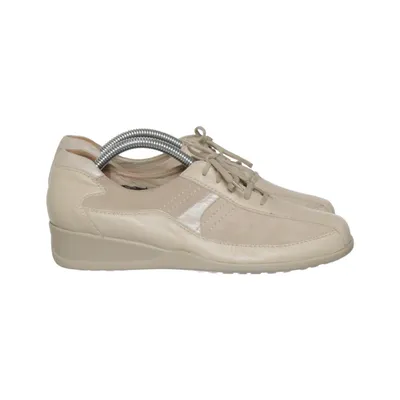 Walking shoes (Beige) from Waldläufer Leather
