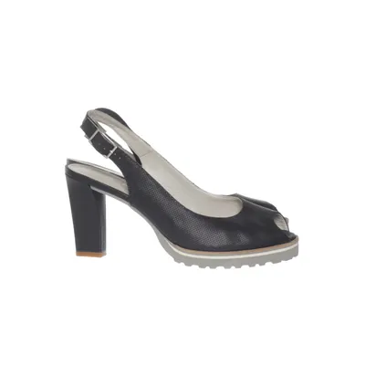 High heels (Black) from Maripe Leather