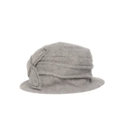 Cloche hoed (Grijs) Wol