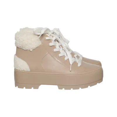 Bottes à lacets (Beige) de Melissa Polyuréthane