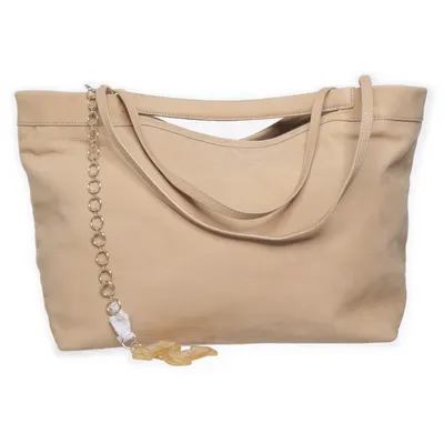 Handbag (Beige) from Zendaya x Tommy Hilfiger Leather