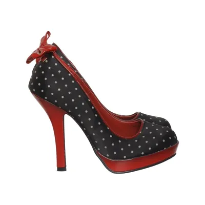 Pumps (Black, Red) from Pleaser