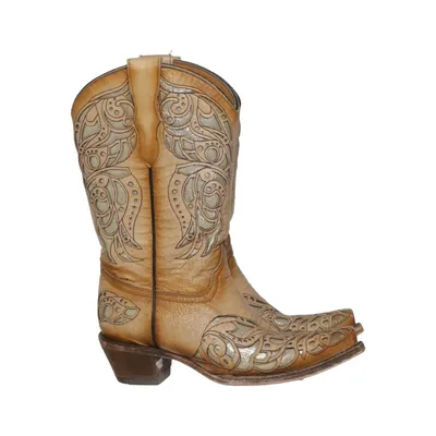 Cowboylaarzen (Bruin) van Coral Leer