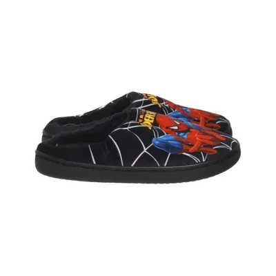 Tofflor (Svart, Flerfärgad) från Marvel Spiderman Polyester, Polyuretan