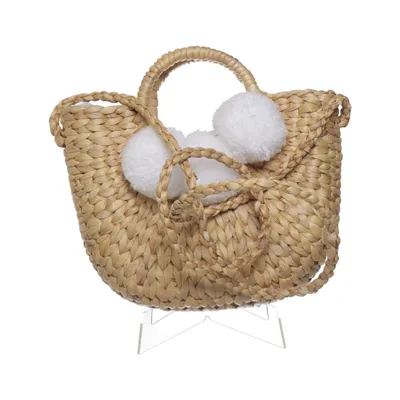 Strandväska (Beige, Vit)