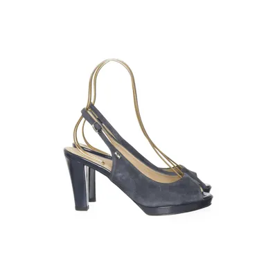 High heel sandals (Blue) from Valleverde Leather