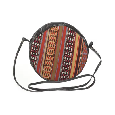 Sac à bandoulière (Noir, Multicolore)