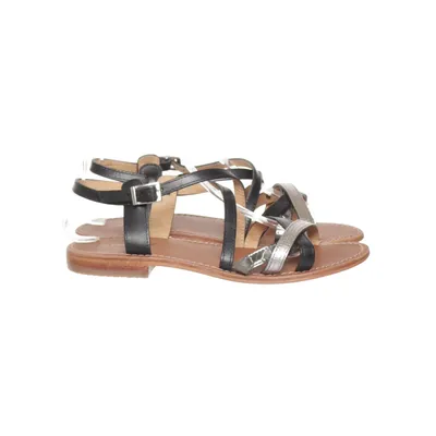 Sandales (Noir, Argent, Marron) de Les Tropeziennes Cuir